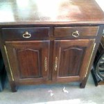 buffet bas bois fonce