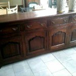 buffet bas bois fonce