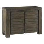 buffet bas bois fonce