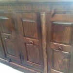 buffet bas bois fonce