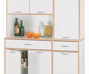 buffet de cuisine moderne 6 portes vert italian