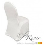 housse de chaise blanche