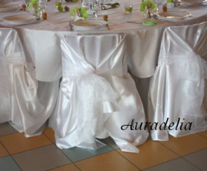 housse de chaise de mariage