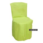 housse de chaise verte