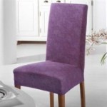 housse de chaise violet