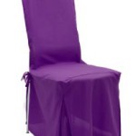 housse de chaise violet