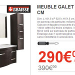meuble bas salle de bain bricoman