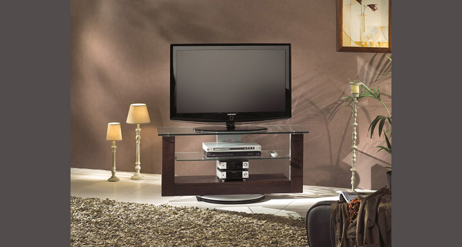 meuble bas tv pivotant