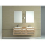 meuble salle de bain double vasque pas cher