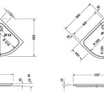 meuble sous vasque quart de rond