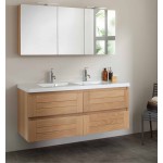 meuble vasque bois massif