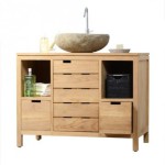 meuble vasque bois massif