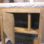 meuble vasque bois massif