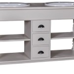 meuble vasque bois massif