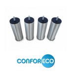 pieds de lit en inox