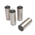 pieds de lit en inox