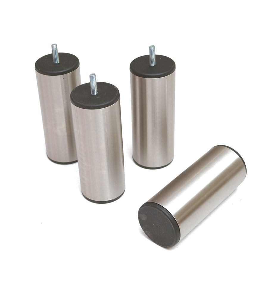 pieds de lit en inox