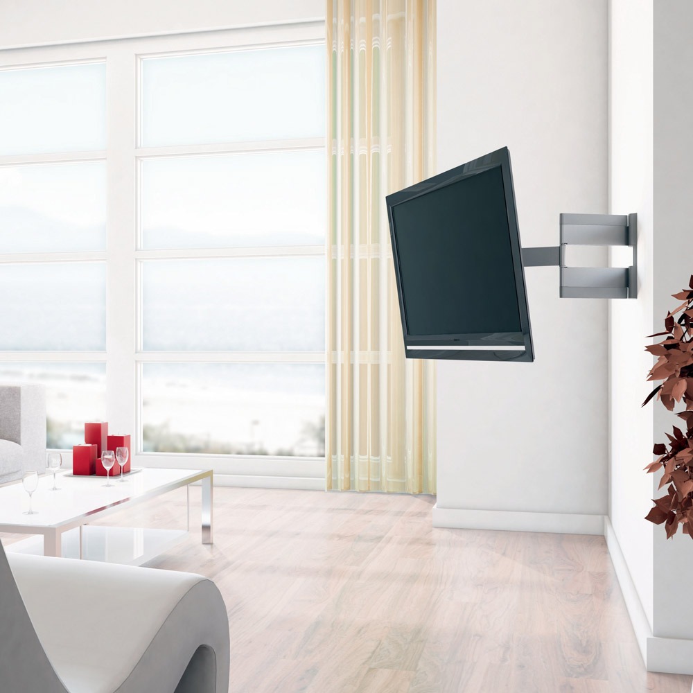 support mural tv orientable et inclinable