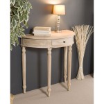 table console demi lune