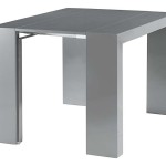 table console gris laque