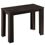 table console qui s'allonge