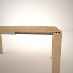 table console qui s'allonge