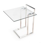 table d'appoint verre
