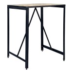 table de bar metal