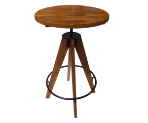 table de bar reglable
