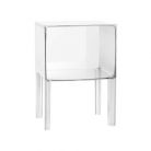 table de chevet transparente