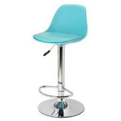 tabouret de bar bleu