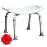 tabouret de douche noir