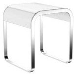 tabouret de douche noir