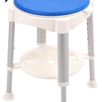 tabouret de douche pivotant santorin