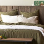 tete de lit bois brut