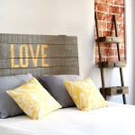 tete de lit bois brut