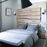 tete de lit bois brut