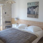 tete de lit bois brut