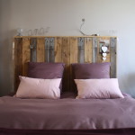 tete de lit bois brut