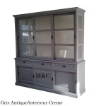 vaisselier gris taupe