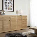 buffet bas chene massif