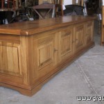 buffet bas chene massif