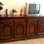 buffet bas chene massif