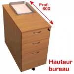 caisson de bureau bois