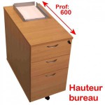caisson de bureau hauteur 70 cm