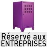 caisson de bureau violet