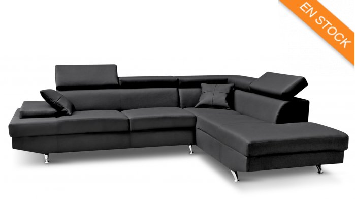 canape d'angle xl 6 places 100 cuir modele sevilla