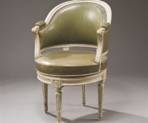 chaise de bureau louis xvi