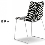 chaise de bureau zebre