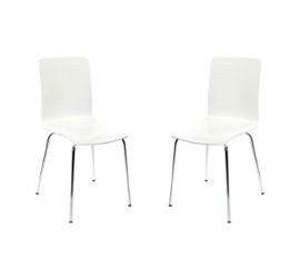 chaise de cuisine blanche pas cher